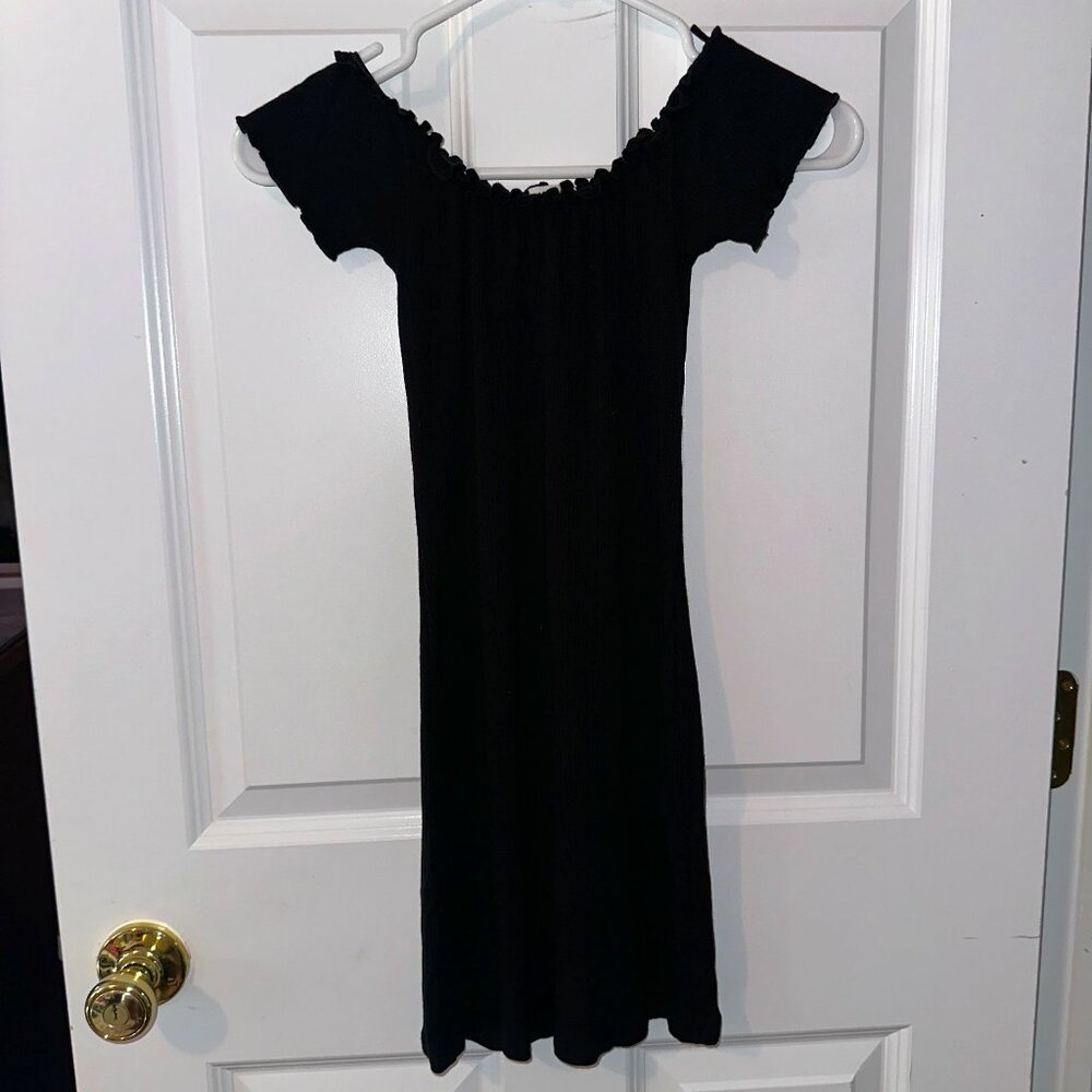 Garage Bodycon Black Dress